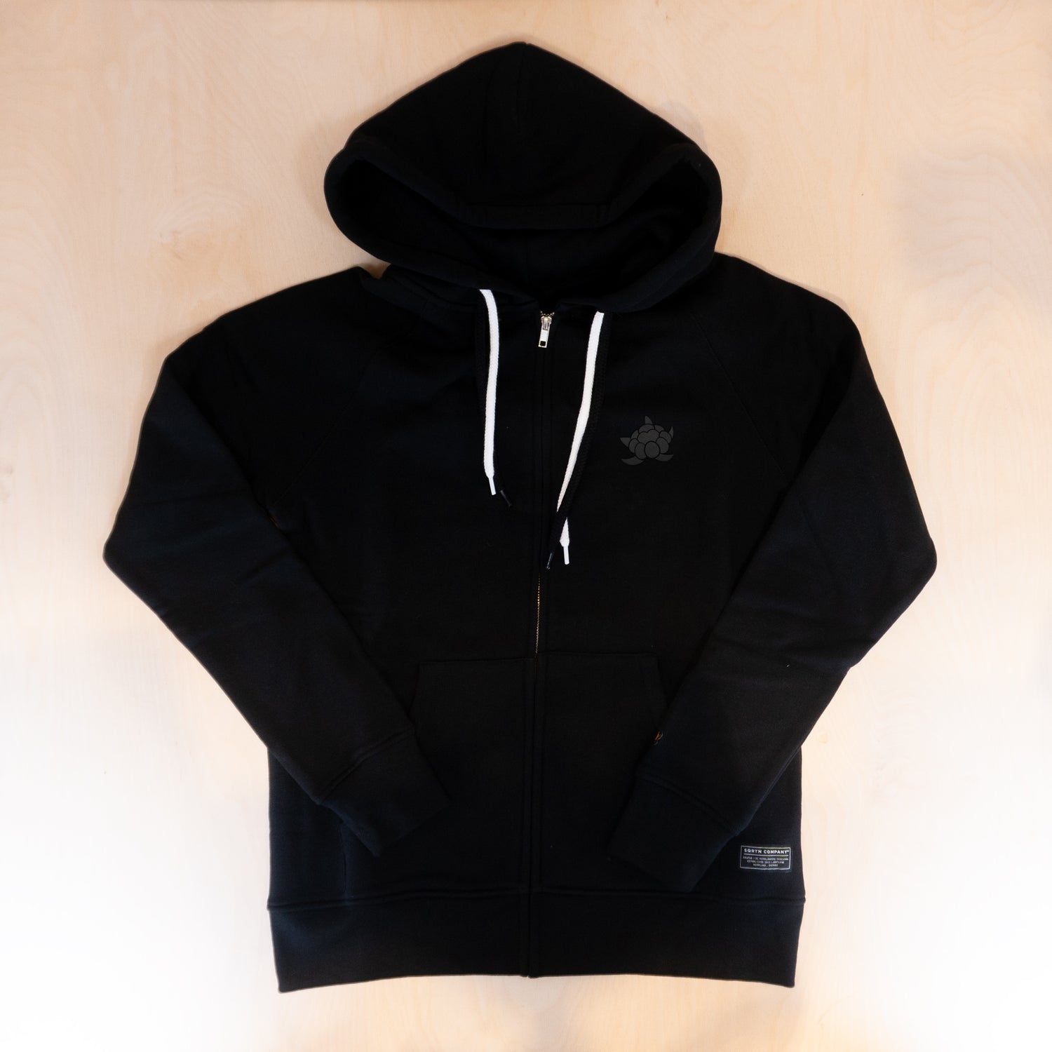 Sqrtn CB Zip-Hood Black