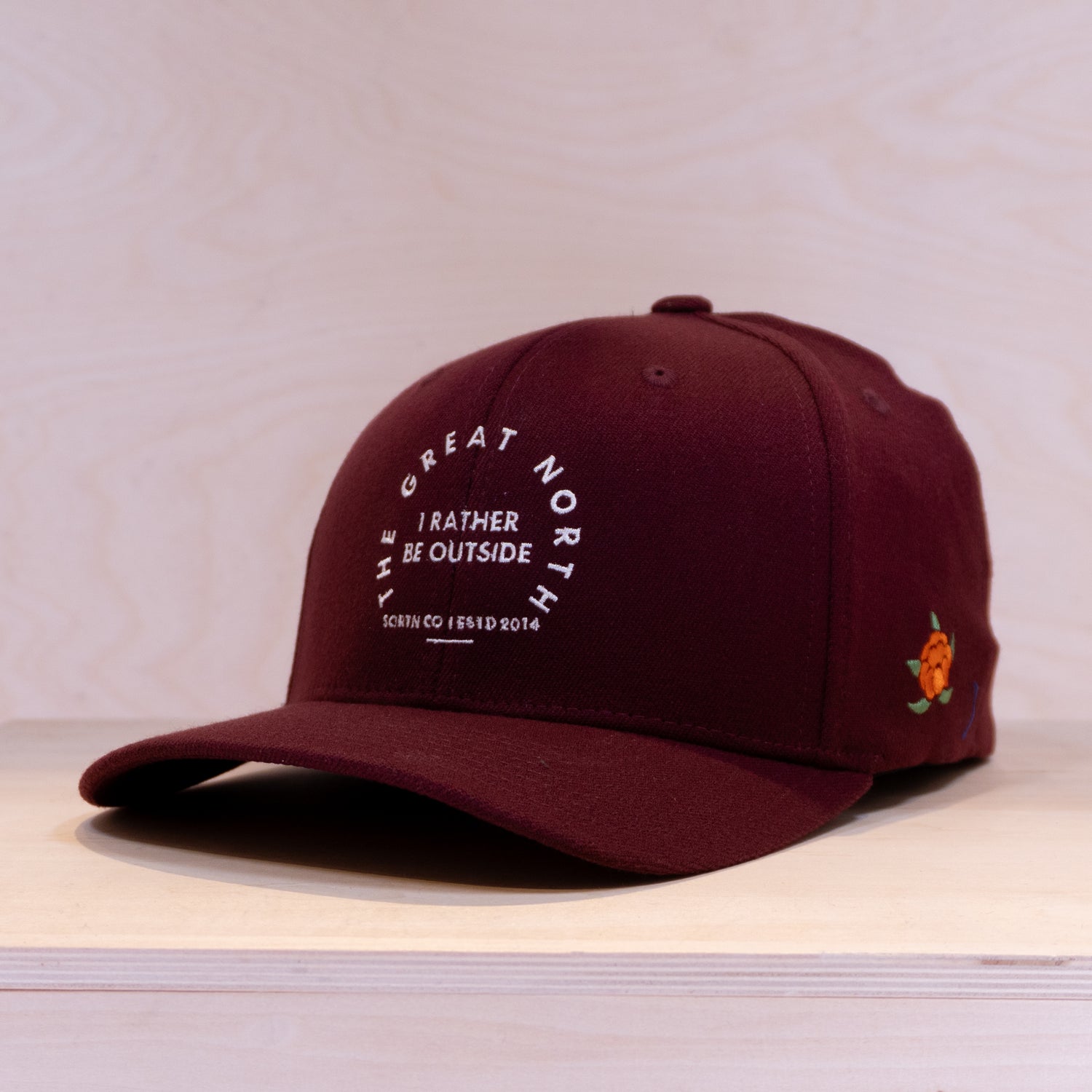 Sqrtn Circle 120 Cap Burgundy