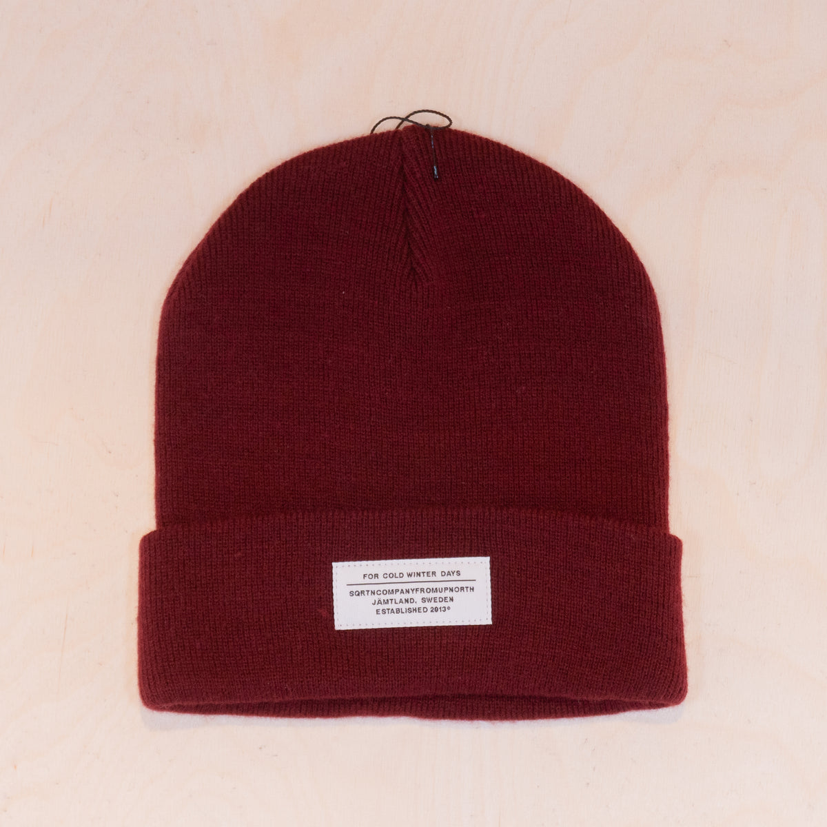 Sqrtn Cold Winter Beanie Maroon