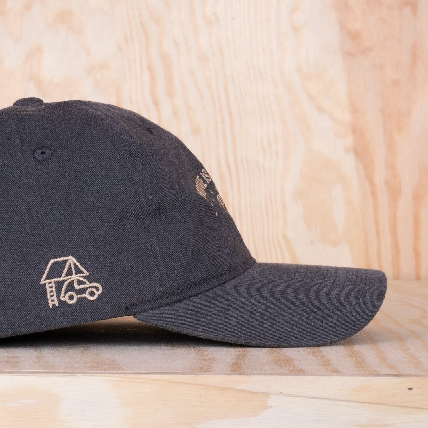 Sqrtn Collab Logo Dad Cap TKT Peached Black