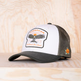 Sqrtn Eagle Trucker Cap Ivory