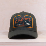 Sqrtn Explore JR Trucker Cap Olive