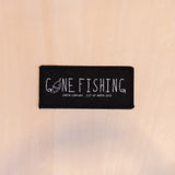Sqrtn Gone Fishing Patch Black