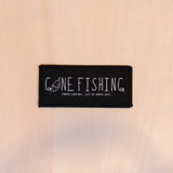 Sqrtn Gone Fishing Patch Black