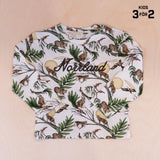 Sqrtn Great Norrland Kids Longsleeve Havtorn White
