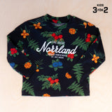 Sqrtn Great Norrland Kids Longsleeve Hawaii Black