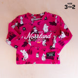 Sqrtn Great Norrland Kids Longsleeve Mumin Hot Pink