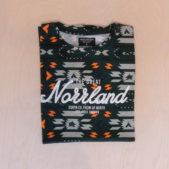Sqrtn Great Norrland T-shirt Aztec Olive
