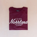 Sqrtn Great Norrland T-shirt Dark Burgundy