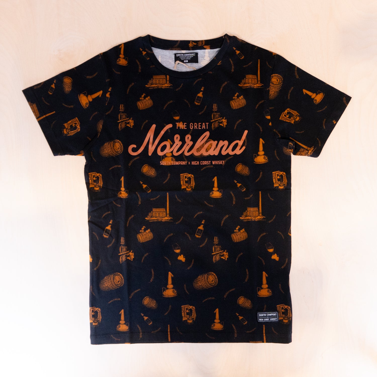 Sqrtn Great Norrland T-shirt HCW Black