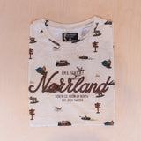 Sqrtn Great Norrland T-shirt Karta Cream