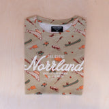 Sqrtn Great Norrland T-shirt Mountain Soft Green