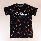 Sqrtn Great Norrland T-shirt Shroom Black