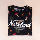 Sqrtn Great Norrland T-shirt Shroom Black