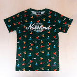 Sqrtn Great Norrland T-shirt Skoter Green