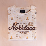 Sqrtn Great Norrland T-shirt Stream Off White