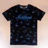 Sqrtn Great Norrland T-shirt Vinternatt Black