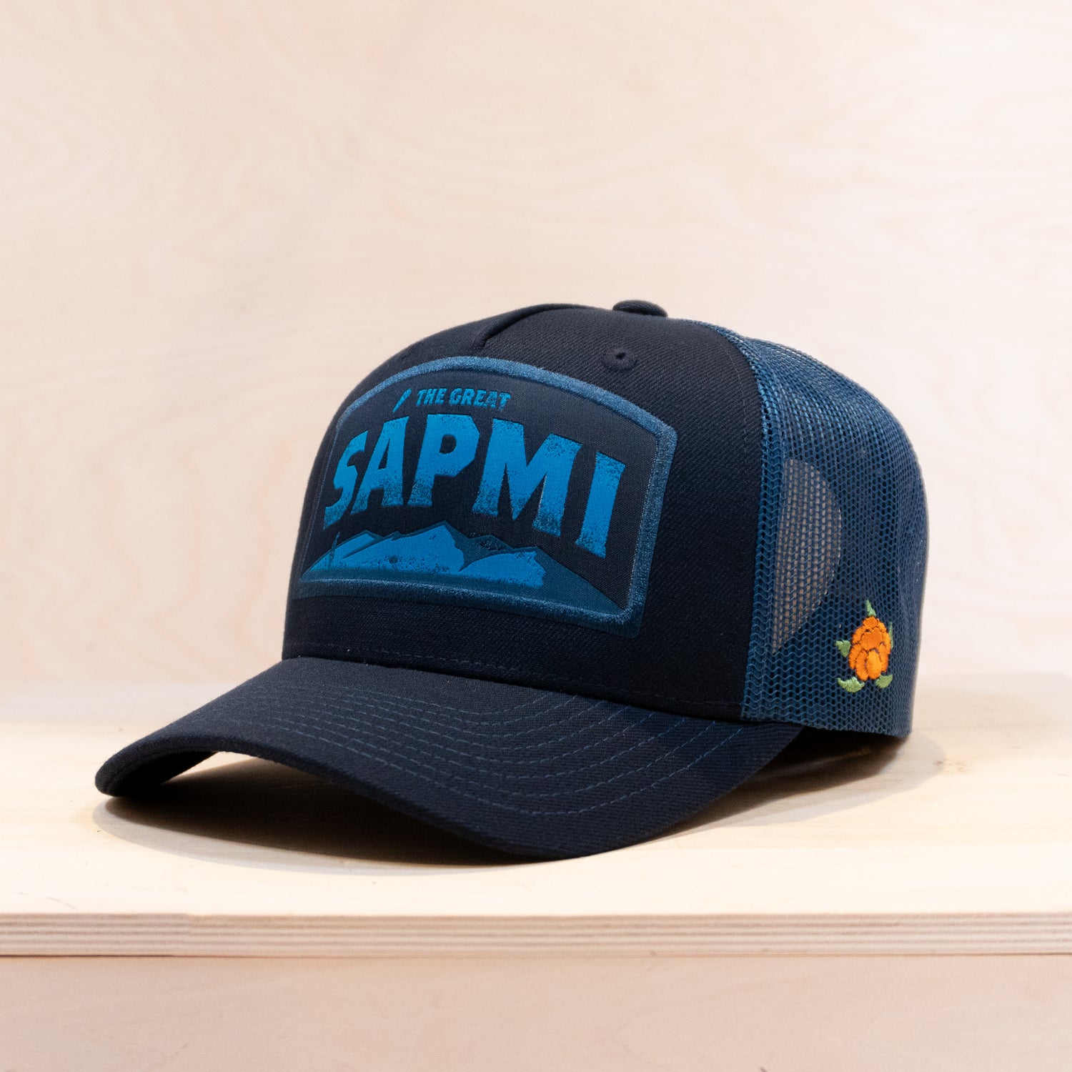Sqrtn Great Sápmi Trucker Cap Navy