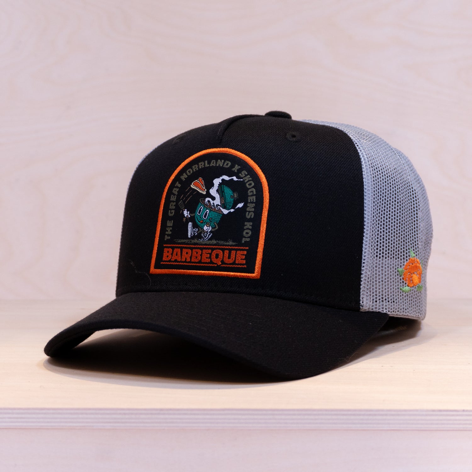 Sqrtn Grillen Hkd Trucker Cap Kolgrå