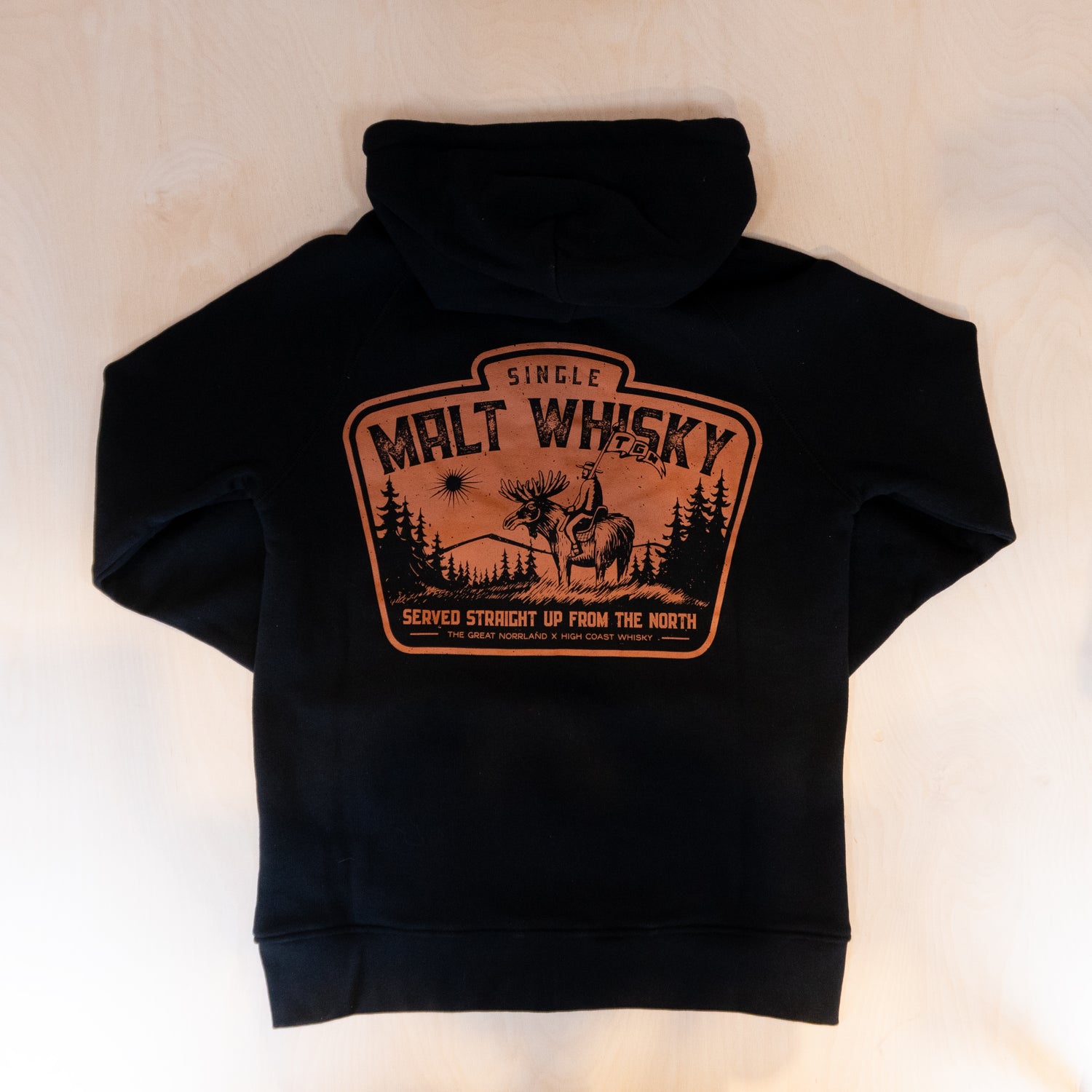 Sqrtn HCW Malt Zip-Hood Black