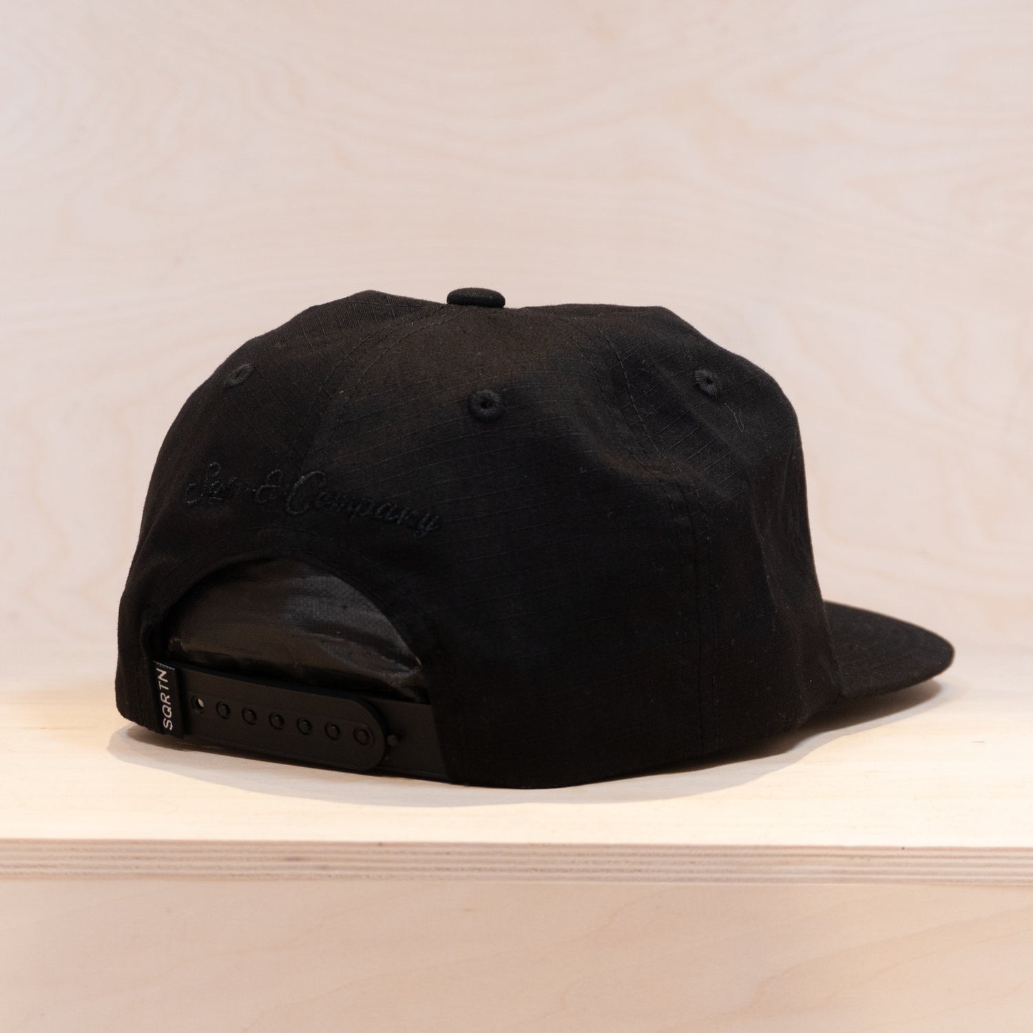 Sqrtn Hike 6-Panel Cap Black