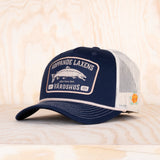 Sqrtn Hoppande Laxen Trucker Cap Navy
