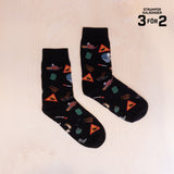 Sqrtn Icon Strumpor Black