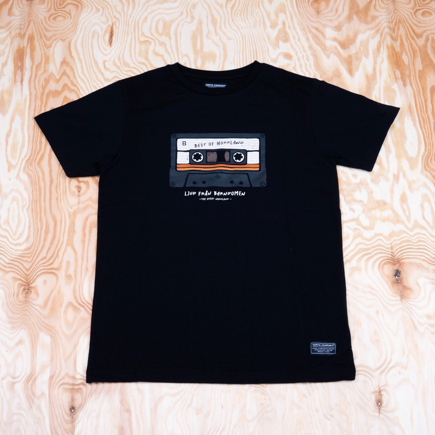 Sqrtn Kassett T-shirt Black