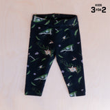 Sqrtn Kids Tights Fjällbjörk Black