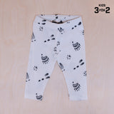 Sqrtn Kids Tights Spår White