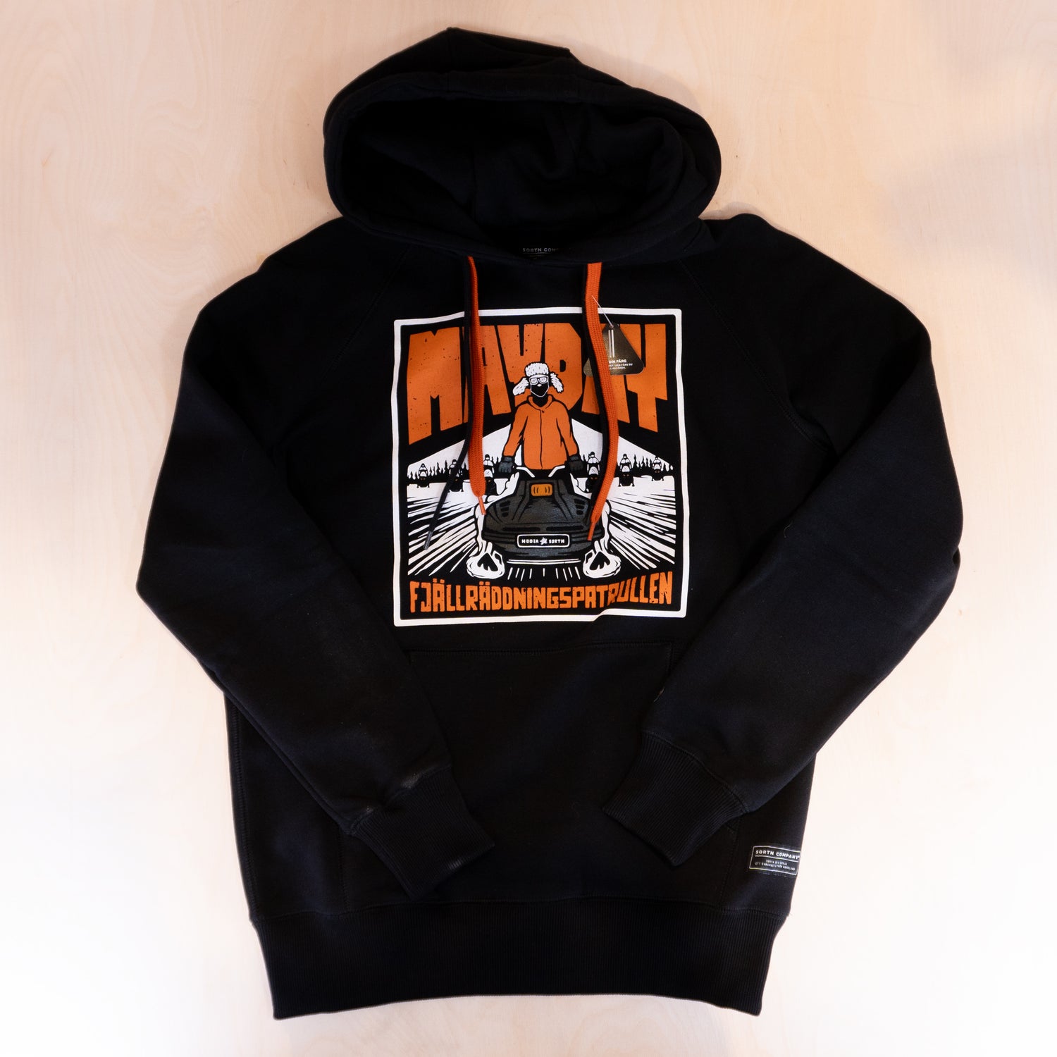 Sqrtn Mayday Hood Hooja Black