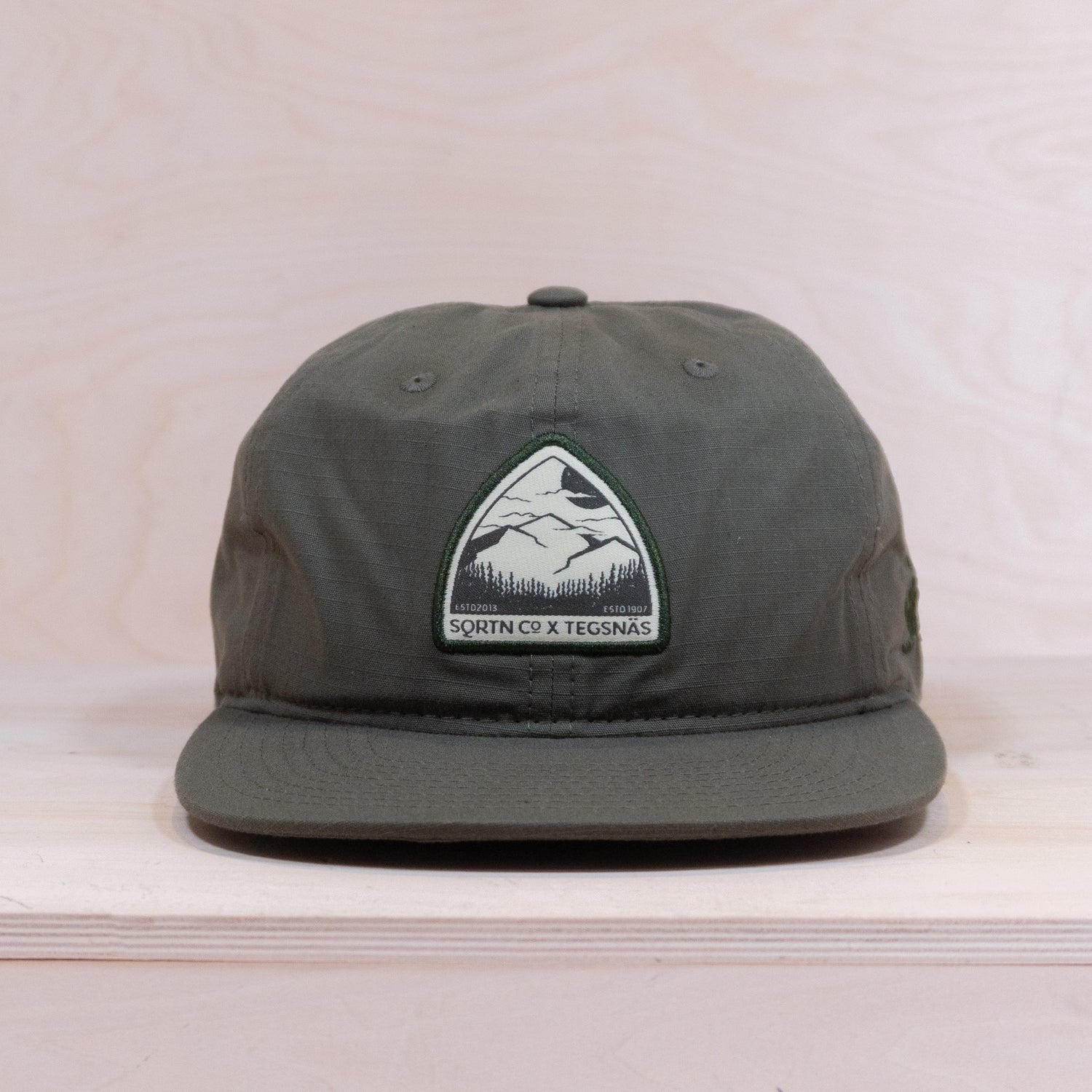 Sqrtn Mountains 6-Panel Cap Tegsnäs Olive