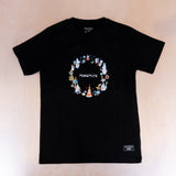 Sqrtn Mumin Circle T-shirt Black