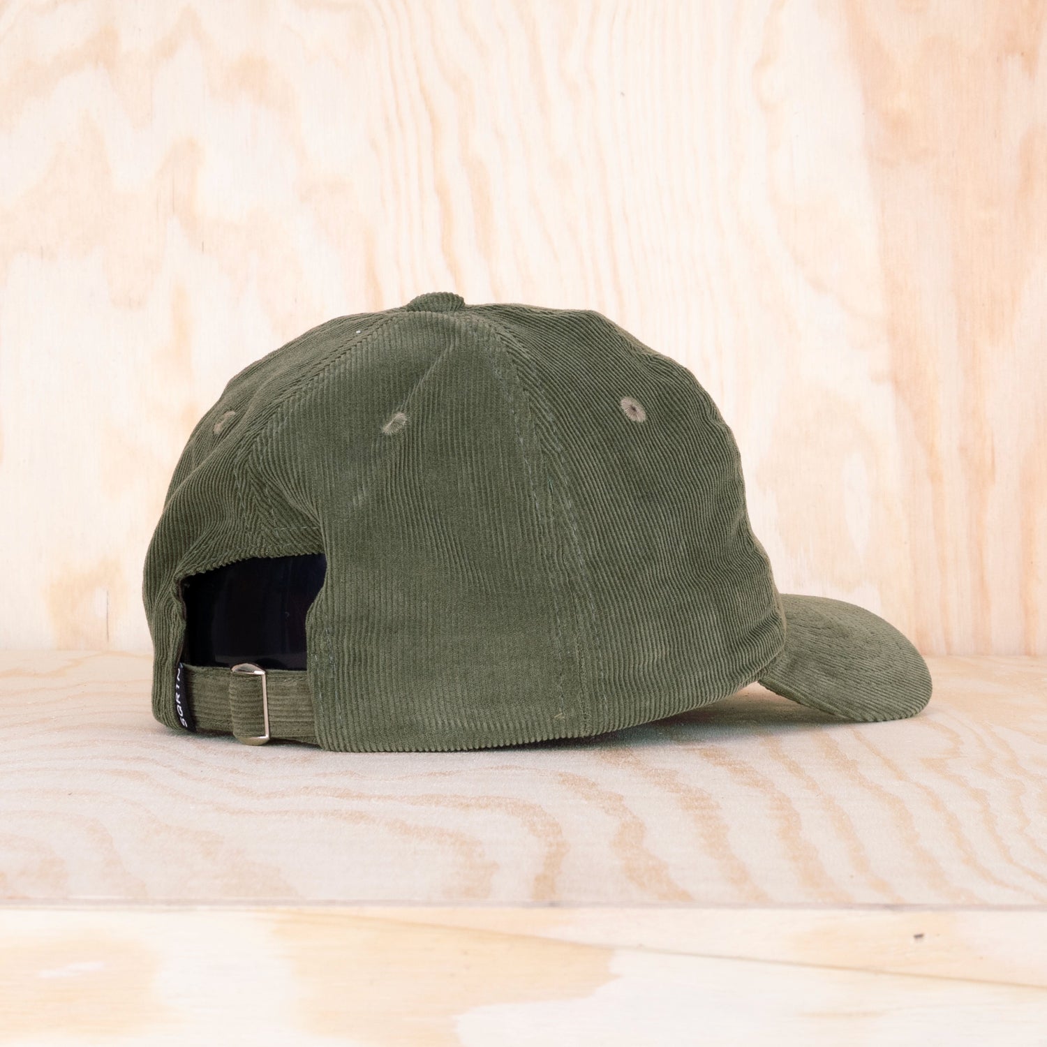 Sqrtn Nordan Emblem Dad Cap Olive Corduroy