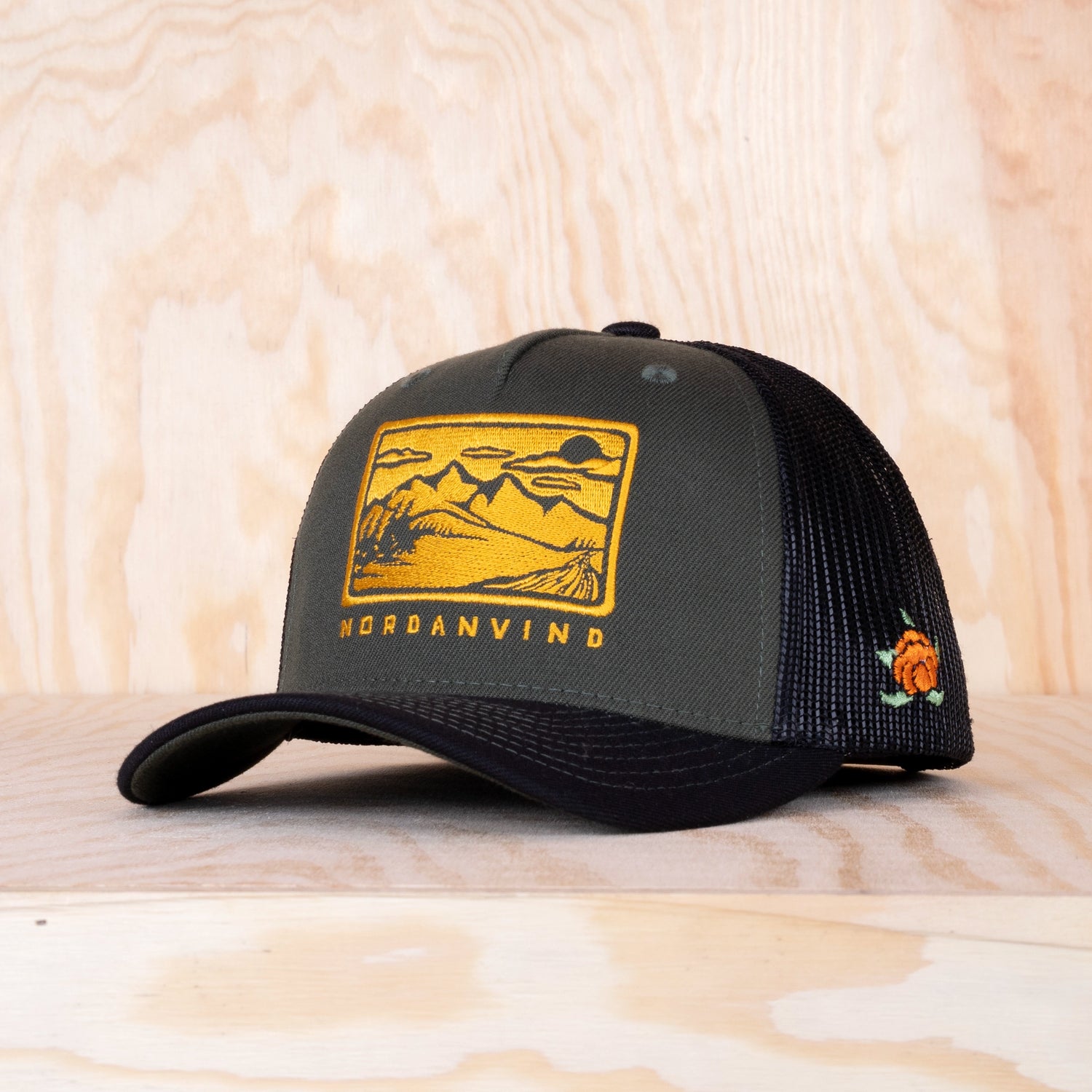 Sqrtn Nordanvind JR Trucker Cap Olive