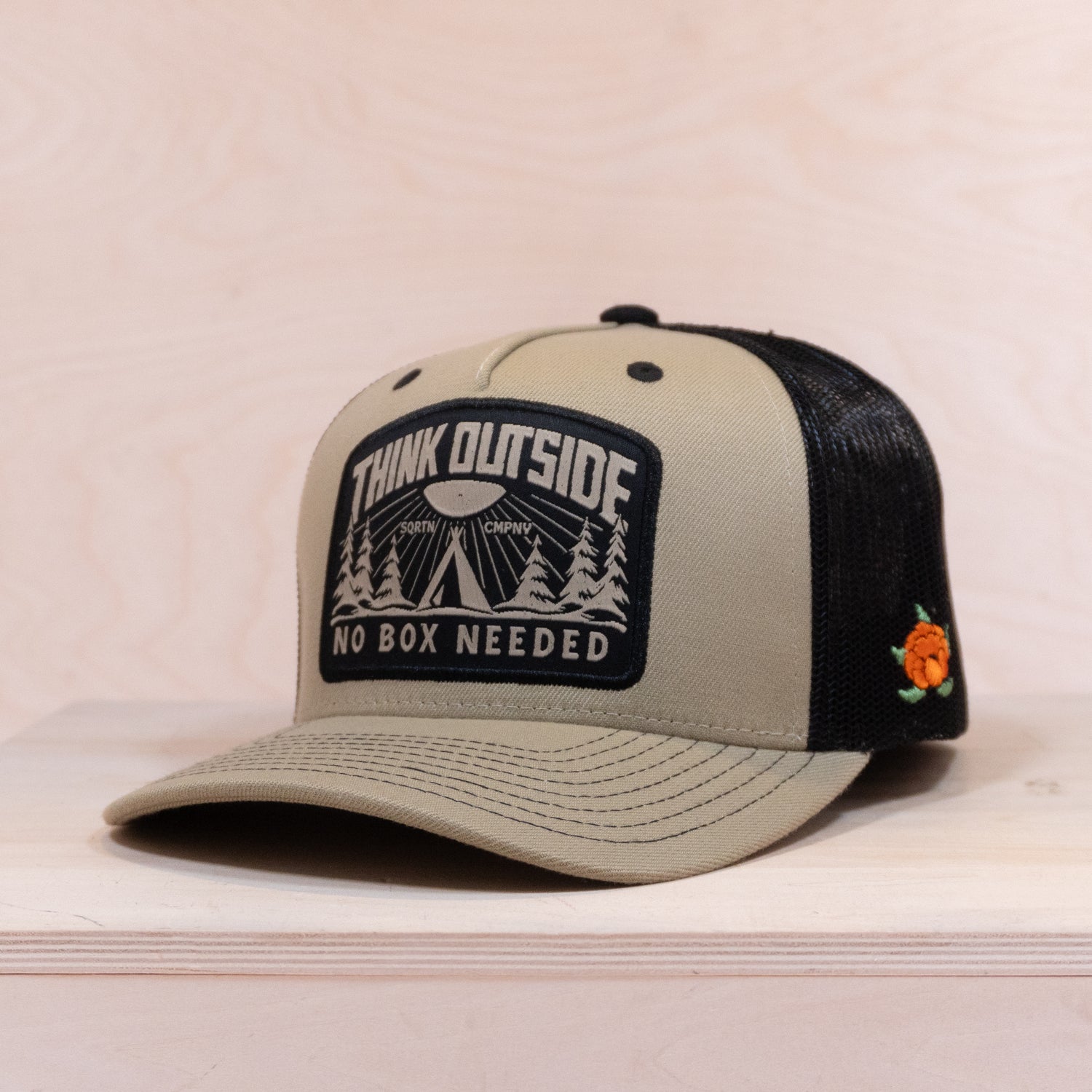 Sqrtn Outside 2 Trucker Cap Soft Green