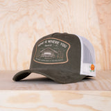Sqrtn Park It Trucker Cap TKT Olive