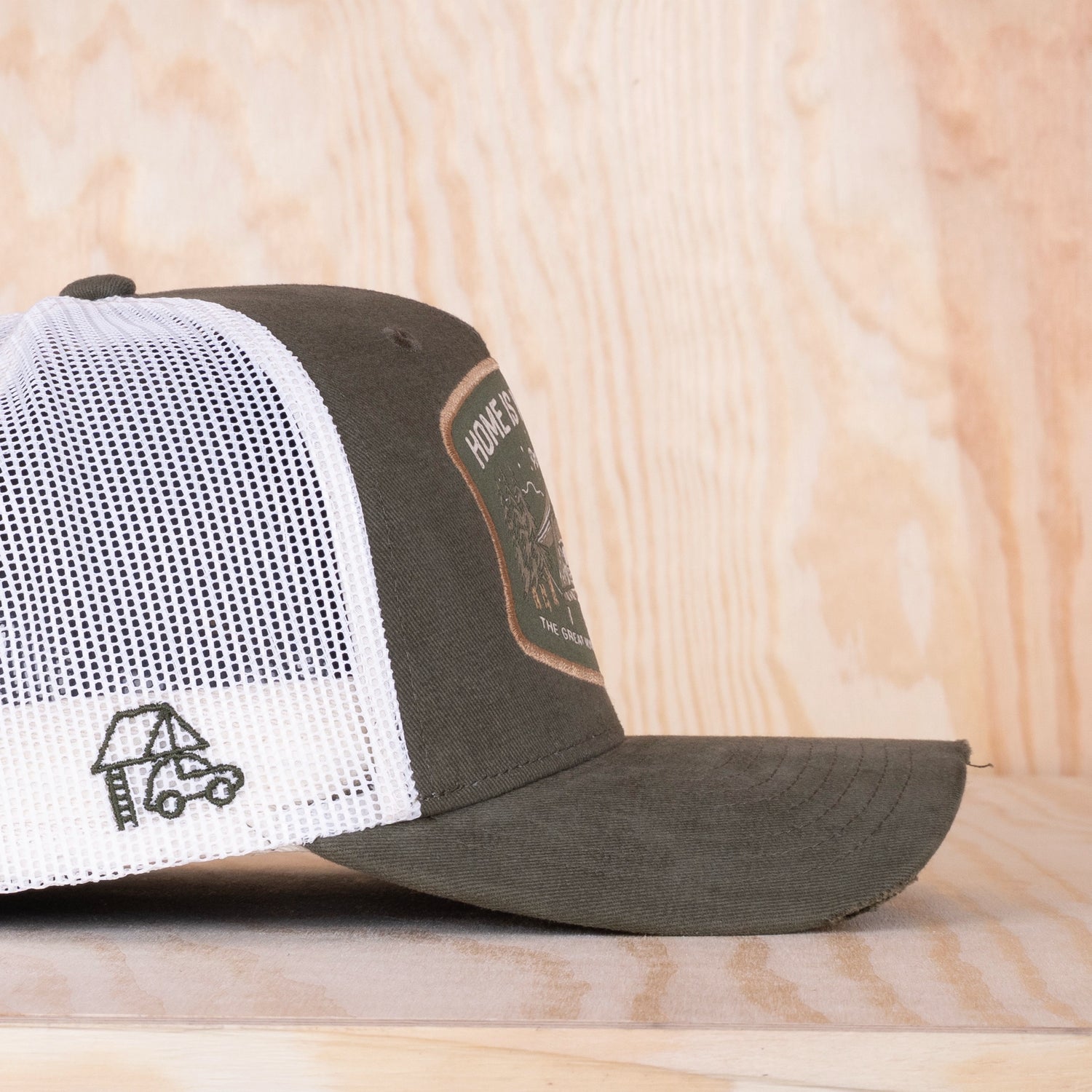 Sqrtn Park It Trucker Cap TKT Olive