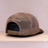 Sqrtn Park Low Hooked Trucker Cap White
