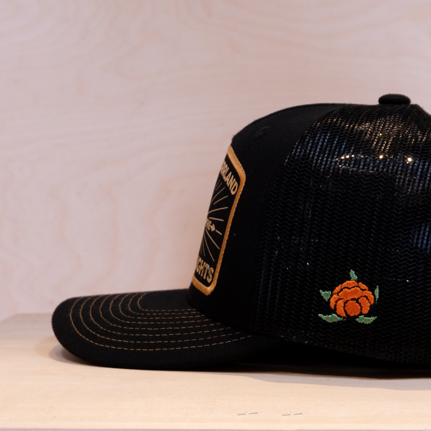 Sqrtn Patches Exclusive Lights Trucker Cap Black