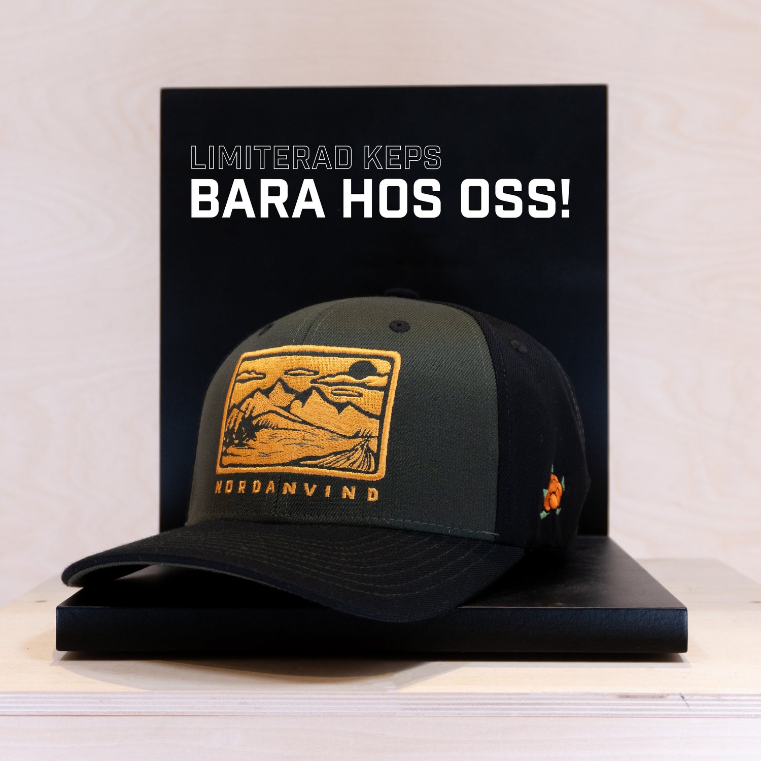 Sqrtn Patches Exclusive Nordanvind 120 Cap Olive