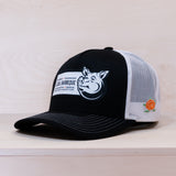 Sqrtn Pig Hooked Trucker Cap Kolsvart