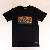 Sqrtn Polers Badge T-shirt Hooja Black