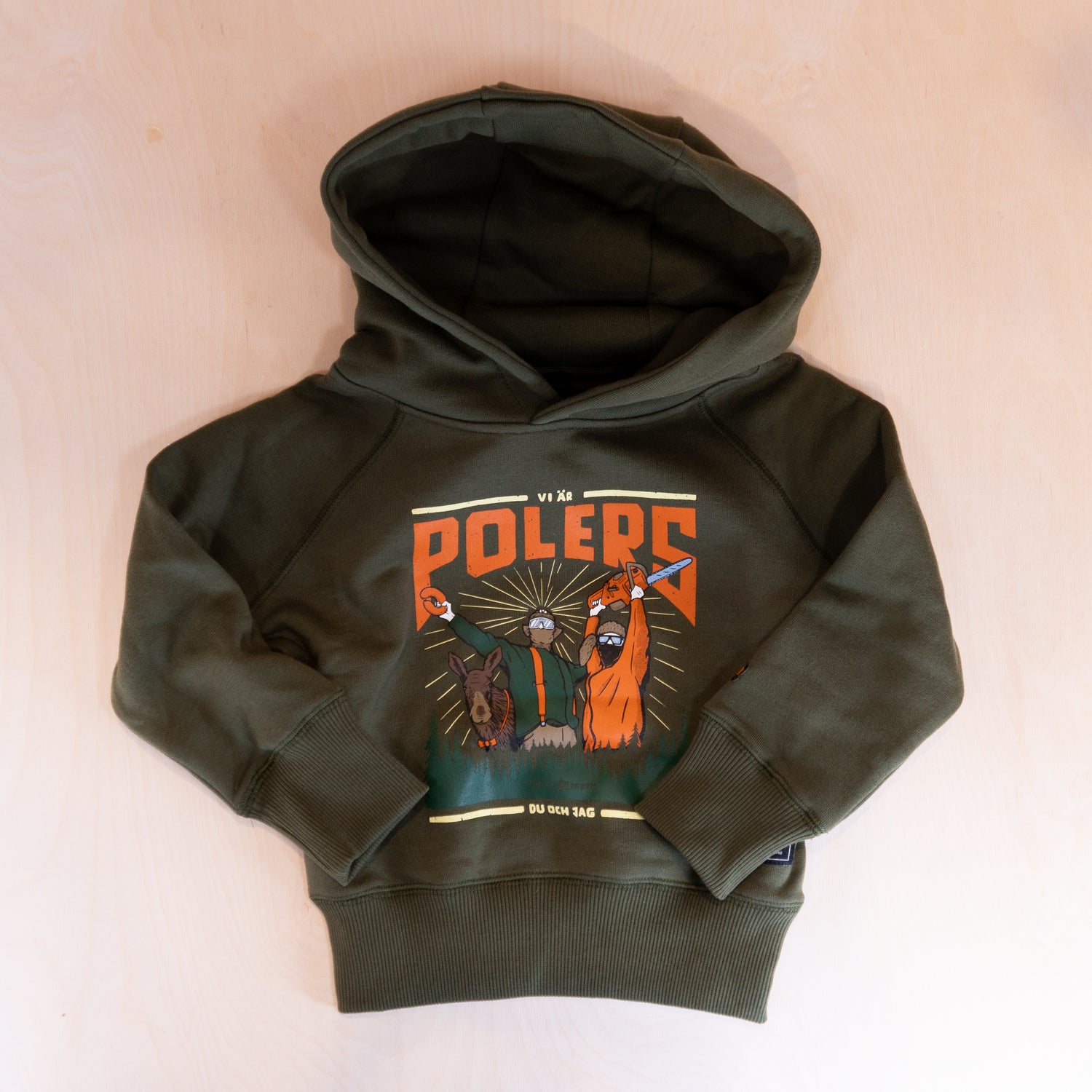 Sqrtn Polers JR Hood Hooja Green