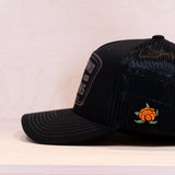 Sqrtn Quality Hkd Trucker Cap Kolsvart