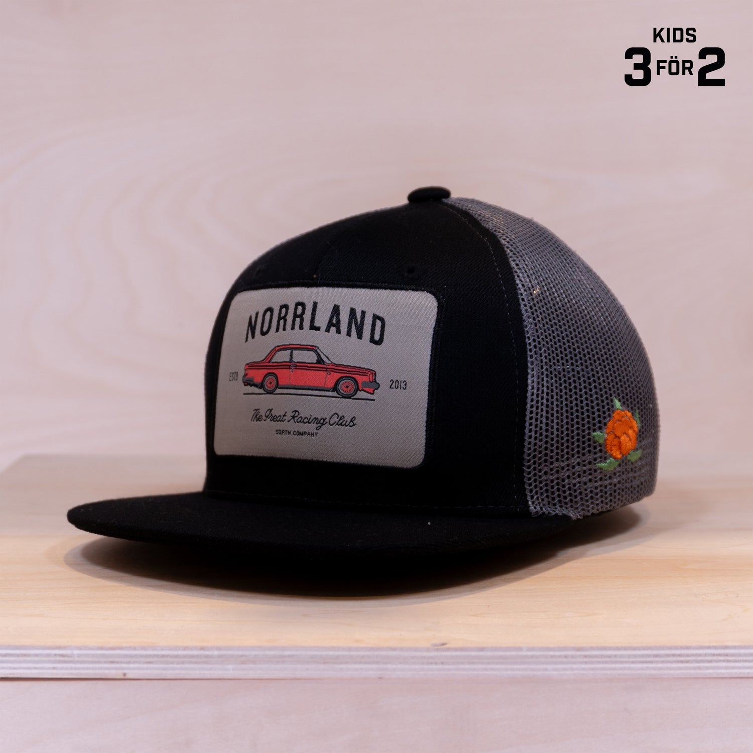 Sqrtn Racing Kids Trucker Cap Dark Grey