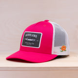 Sqrtn Racing Kids Trucker Cap Hot Pink