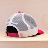 Sqrtn Racing Kids Trucker Cap Hot Pink