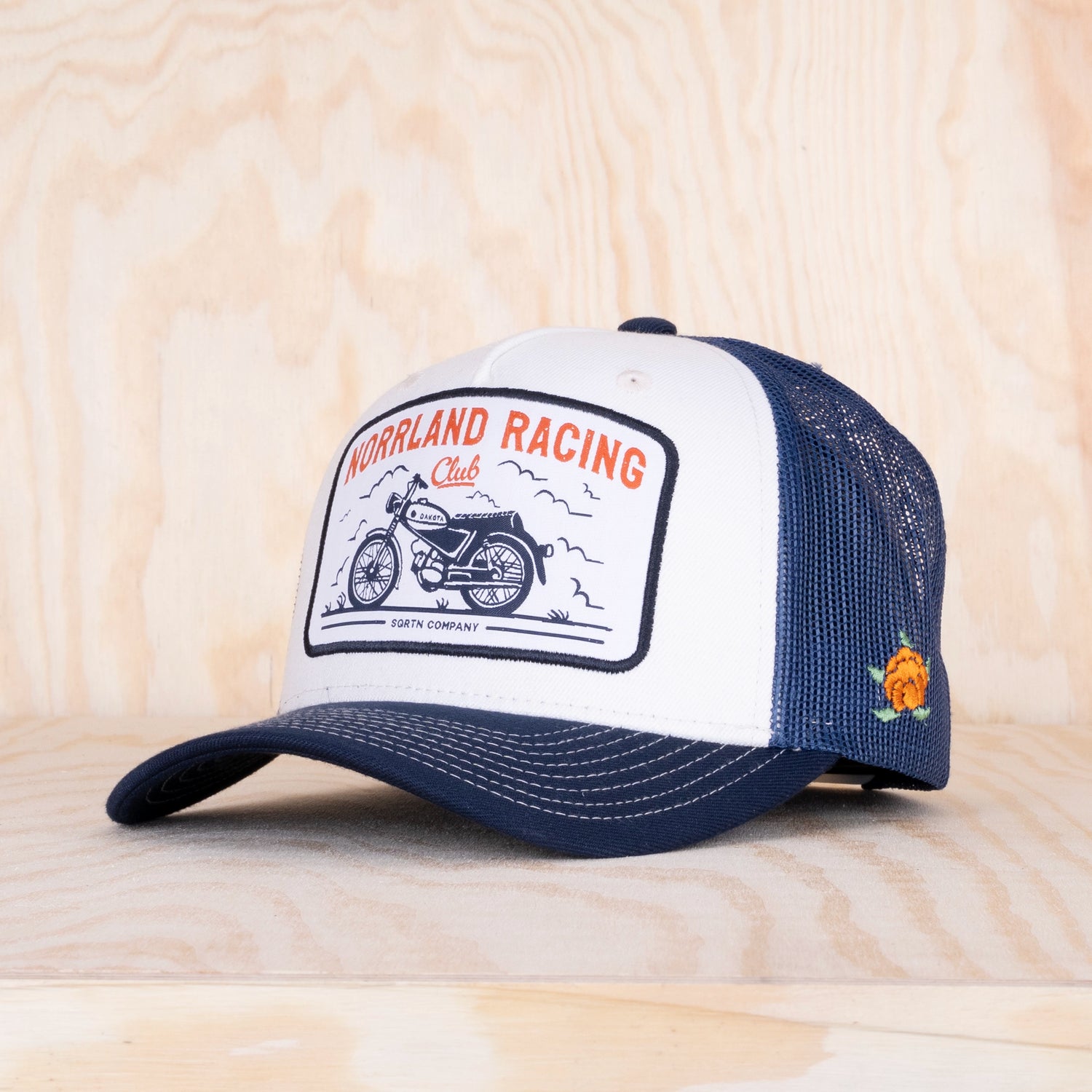 Sqrtn Racing Trucker Cap Ivory