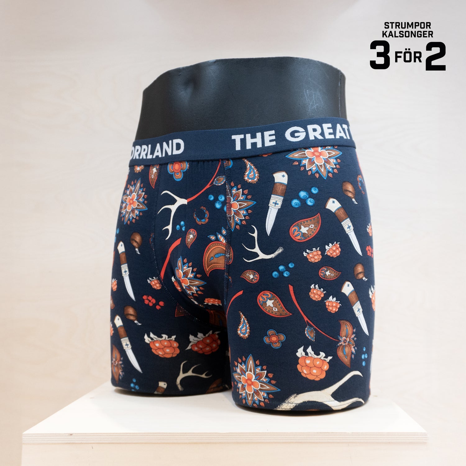 Sqrtn Sapmi Boxer 1-pack Navy